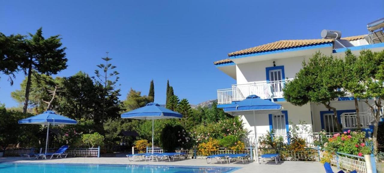 Blue White Apartments - Kefallonia Poolside Retreats Spartià Eksteriør billede